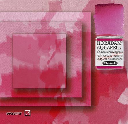 Horadam aquarelle schmincke 369 quinacridone magenta 1/2