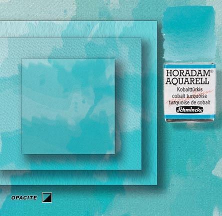 Horadam aquarelle schmincke 509 turquoise de cobalt 1/2