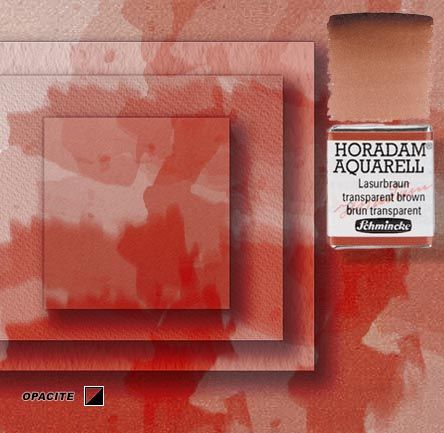 Horadam aquarelle schmincke 648 brun transparent 1/2