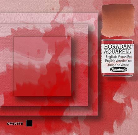 Horadam aquarelle schmincke 649,rouge de Venise 1/2